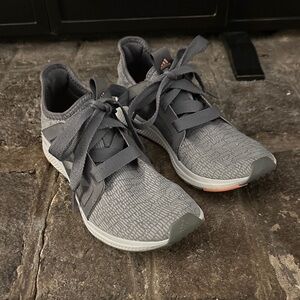 adidas Textured Gray Athletic Shoes